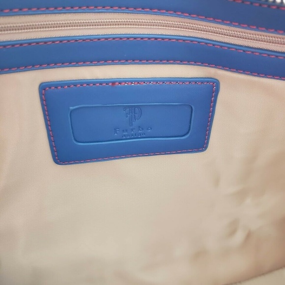 Furbo Design FRB012 Milano Briefcase - Black/Blue - Picture 4 of 5